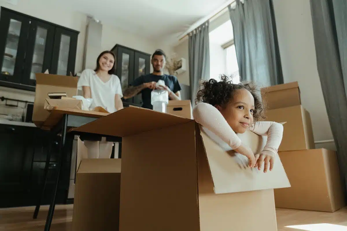 enfants  déménagement