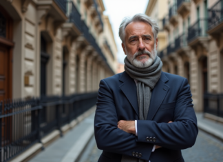 Location investissement Malraux: durée minimum obligatoire à respecter Homme en costume dans une rue pavée historique